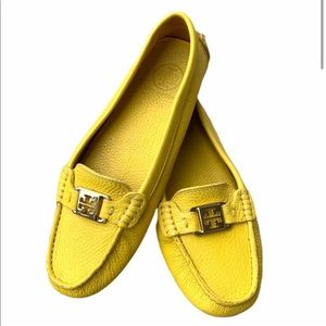 TORY BURCH ‘Kendrick’ Tumbled Leather Driving -9M